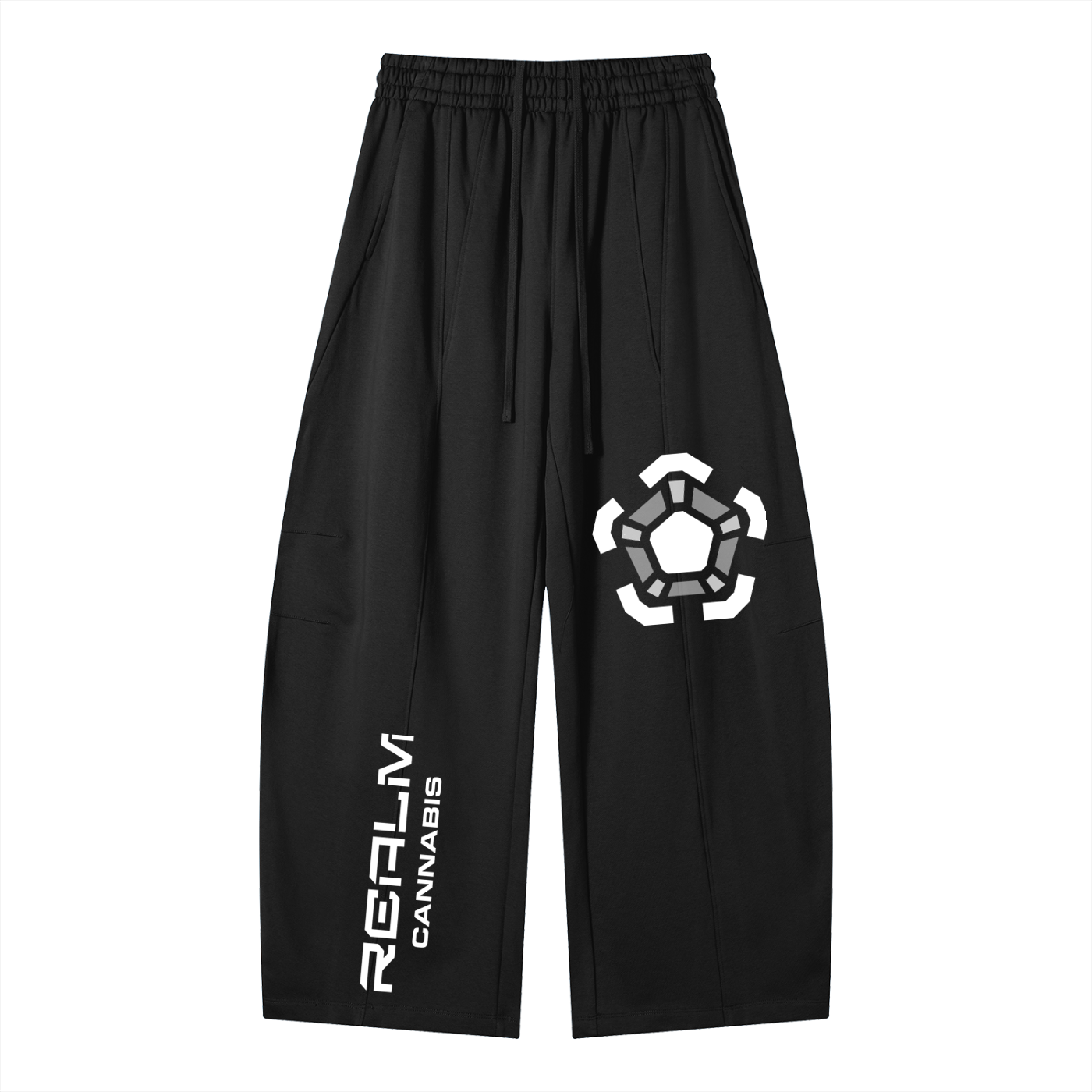 REALM | Heavyweight Wide Leg Panel Sweatpants