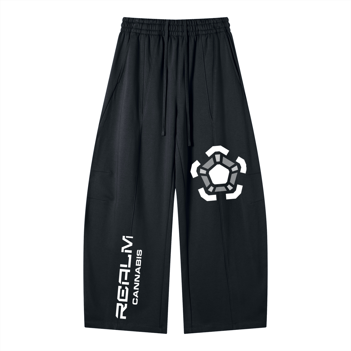 REALM | Heavyweight Wide Leg Panel Sweatpants