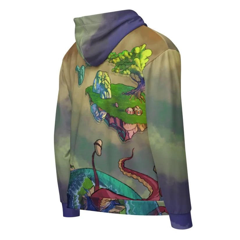 High Vibes & Abyss | Realm 420 Collection | Unisex Zip Hoodie