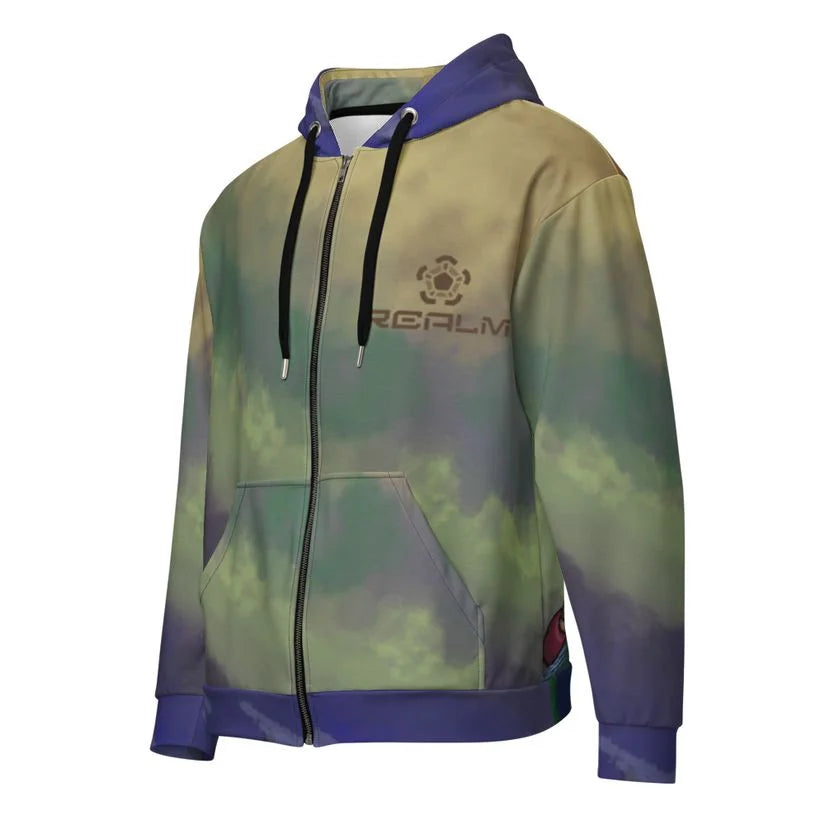 High Vibes & Abyss | Realm 420 Collection | Unisex Zip Hoodie