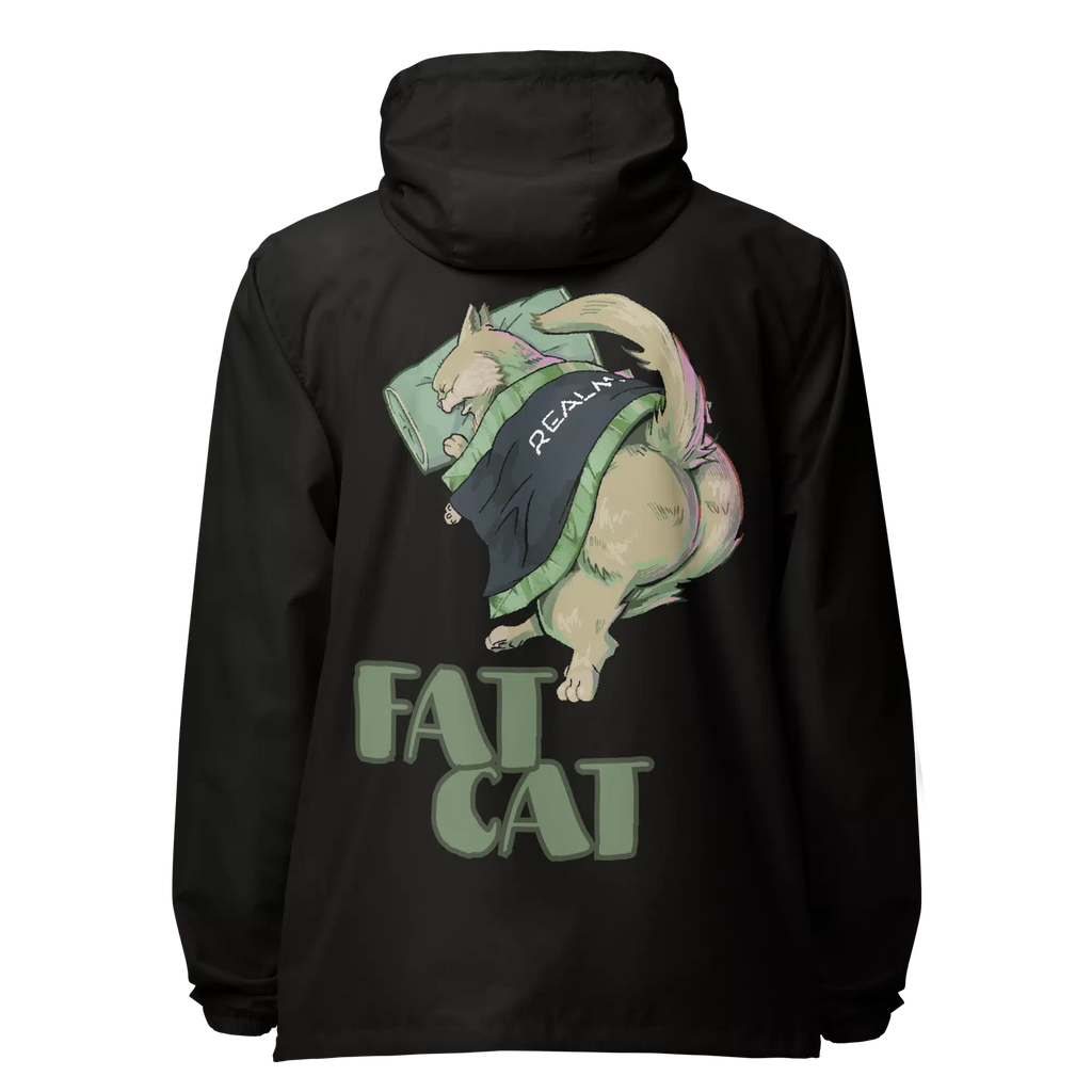 Fat Cat | Cultivart | Unisex Windbreaker