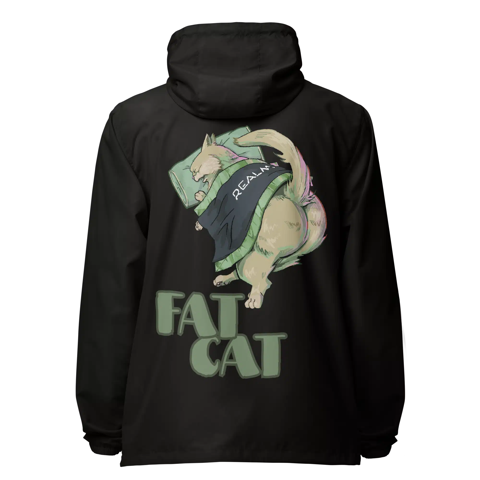 Fat Cat | Cultivart | Unisex Windbreaker