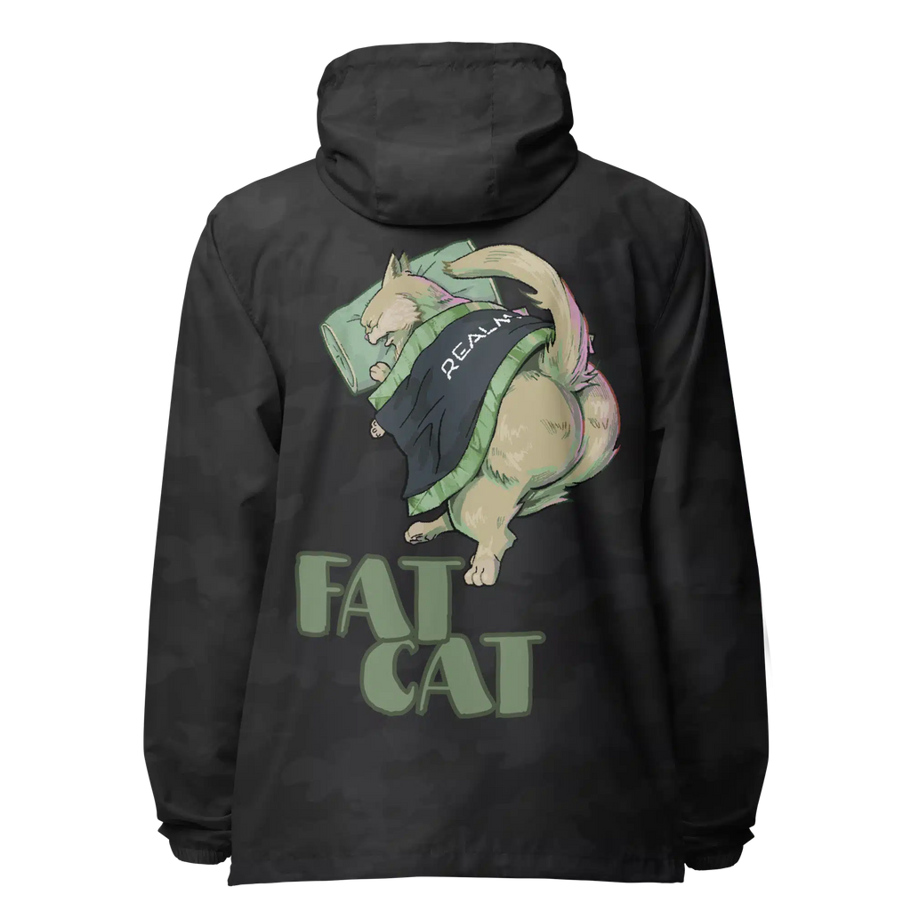Fat Cat | Cultivart | Unisex Windbreaker