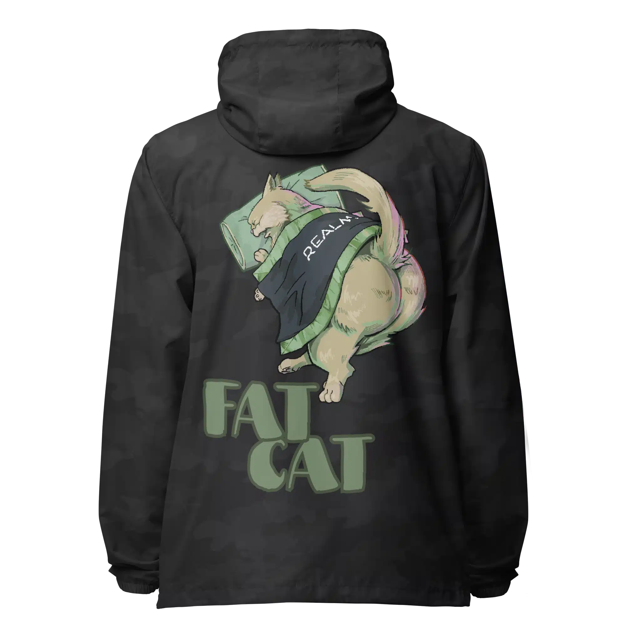 Fat Cat | Cultivart | Unisex Windbreaker