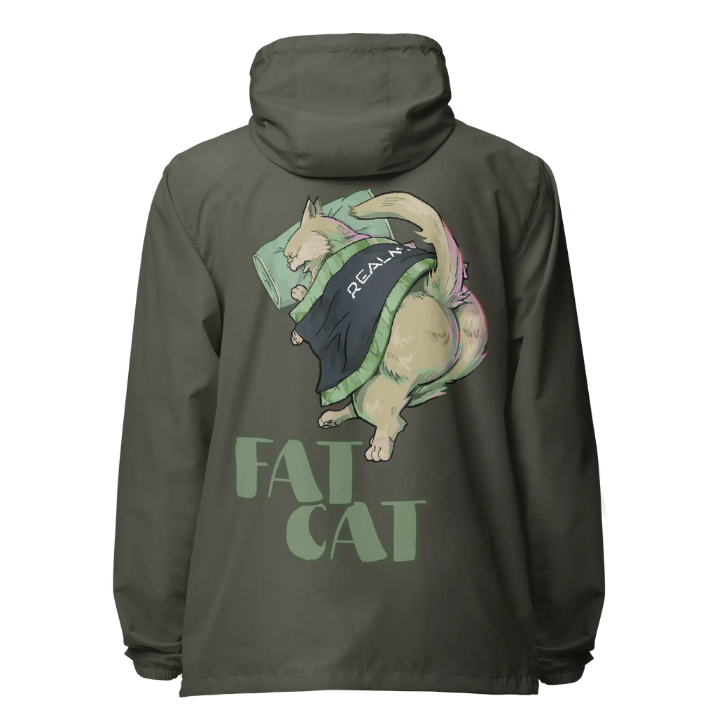 Fat Cat | Cultivart | Unisex Windbreaker